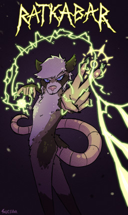 anthro black_claws blue_eyes brown_body brown_fur claws electricity electricity_manipulation elemental_manipulation fur magic magic_user male notched_ear pink_hands solo waschbar waschbar_(character) hybrid mammal murid murine rat rodent 3:5 absurd_res hi_res