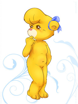 anthro female female_anthro genitals nude nude_anthro nude_female ribbons solo vulva young young_anthro young_female maverick disney talespin molly_cunningham bear mammal 3:4 source_request