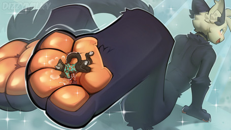 ambiguous_gender anthro beanie big_pawpads black_body black_fur blush blush_lines bodily_fluids clothing cum duo erection feet foot_fetish foot_focus fur genital_fluids genitals hat headgear headwear looking_back macro male male/ambiguous micro nude open_mouth orange_pawpads orgasm pawpads paws penis sweater topwear dizzymilky dizzy_(dizzymilky) domestic_cat felid feline felis mammal 16:9 absurd_res digital_media_(artwork) hi_res widescreen