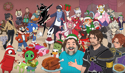 5_fingers absolutely_everyone accessory adolescent age_difference ambiguous_gender anthro armor bangs beak beard black_body black_bottomwear black_clothing black_coat black_eyes black_facial_hair black_footwear black_hair black_mustache black_nose black_pants black_shoes black_skin black_topwear blonde_beard blonde_facial_hair blonde_hair blue_body blue_bottomwear blue_clothing blue_fur blue_jacket blue_pants blue_scales blue_scarf blue_shirt blue_shorts blue_skirt blue_topwear blush boots bottomwear breastplate brown_boots brown_clothing brown_eyebrows brown_footwear brown_hair brown_jacket brown_topwear buckteeth button_(fastener) cape chicken_meat christmas_clothing christmas_headwear christmas_present christmas_sweater christmas_topwear cigarette closed_smile clothed clothed_anthro clothed_human clothed_male clothing coat conjoined_eyes container cup curved_horn dress drunk elf_hat evil_grin eye_contact eyebrows eyelashes eyeless eyes_closed facial_hair fake_antlers fake_horns featureless_arms featureless_crotch featureless_feet featureless_legs feet female female_humanoid feral fingerless_gloves fingers floppy_ears food footwear fully_clothed fully_clothed_anthro fully_clothed_human fully_clothed_male fur furrowed_brow gift gloves green_body green_clothing green_eyes green_hair green_hat green_headwear green_skin green_sweater green_topwear grey_beard grey_body grey_clothing grey_facial_hair grey_fur grey_hair grey_mask grey_topwear group hair hand_in_pocket handwear happy hat headband headgear headwear heart_symbol holding_cane holding_container holding_cup holding_mug holding_object holding_present holidays horn inside jacket large_group larger_anthro larger_humanoid larger_male leaning leaning_forward light lips long_ears long_tail looking_at_another lop_ears machine male male_anthro male_human meat mitten_hands mouth_closed mug mustache narrowed_eyes noseless odango open_clothing open_jacket open_mouth open_smile open_topwear orange_beak orange_body orange_clothing orange_fur orange_shirt orange_tank_top orange_topwear overweight overweight_anthro overweight_male pants pattern_clothing pattern_scarf pigtails pink_dress_shirt pink_hair pink_inner_ear pink_lips pink_scarf pink_tail plaid plaid_clothing plaid_scarf plushie pockets princess purple_bottomwear purple_clothing purple_eyes purple_hat purple_headwear purple_pants purple_topwear purple_vest red_body red_boots red_cape red_clothing red_curtains red_dress red_feet red_footwear red_gloves red_handwear red_headband red_jacket red_scarf red_shawl red_sweater red_tongue red_topwear red_wall riding roast_chicken royalty santa_hat scales scarf shirt shoes short_hair shorts size_difference skirt smaller_anthro smaller_female smaller_feral smaller_male smile smiling_at_another smiling_at_each_other smoking smoking_cigarette squint standing steam substance_intoxication sweater tail tan_body tan_fur tan_skin tank_top teeth tongue topwear vest white_body white_clothing white_fur white_gloves white_handwear white_horn white_mouth white_shirt white_topwear wreath young young_female young_human young_humanoid young_male younger_female younger_human younger_humanoid younger_male chris-thekid a_minecraft_movie christmas clair_obscur_expedition_33 cygames deltarune disney gachiakuta hades_2_(game) hollow_knight:_silksong hollow_knight_(franchise) kingdom_come:_deliverance kirby_(series) mario_bros mario_kart mario_kart_world microsoft mimesis_(game) minecraft mojang ne_zha_(series) ne_zha_2 nintendo peak_(videogame) pokemon pokemon_legends_z-a r.e.p.o. real_world schedule_1 sega solo_leveling sonic_the_hedgehog_(series) team_cherry uma_musume_pretty_derby undertale_(series) xbox_game_studios zootopia asgore_dreemurr bing_bong_(peak) chicken_jockey emma_(pokemon) gary_de'snake gold_ship_(pretty_derby) grok_(twitter) grok_(x) gustave_(clair_obscur_expedition_33) haru_urara_(pretty_derby) henry_of_skalitz hornet_(hollow_knight) jack_black jesse_waters judy_hopps kara_zor-el kirby maelle_(clair_obscur_expedition_33) melinoe_(hades) mimesis nezha nick_wilde roaring_knight rudo_surebrec scout_(peak) semibot_(r.e.p.o.) sonic_the_hedgehog steve_(a_minecraft_movie) steve_(minecraft) sung_jinwoo supergirl alien animal_humanoid arthropod avian baby_zombie_(minecraft) bird boss_monster_(undertale) bovid canid canine caprine chicken equid equid_humanoid equine equine_humanoid espurr eulipotyphlan fox galliform generation_6_pokemon hedgehog horse_humanoid human humanoid insect lagomorph leporid mammal mammal_humanoid nymph phasianid pokemon_(species) rabbit reptile robot robot_humanoid scalie snake undead waddling_head zombie zombie_(minecraft) 2025 colored crossover digital_drawing_(artwork) digital_media_(artwork) hi_res lighting shaded signature