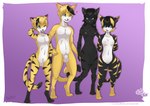 animal_genitalia anthro biped black_body black_fur black_hair blonde_hair breasts casual_nudity countershade_face countershade_fur countershade_neck countershade_torso countershading digitigrade family family_portrait female fully_sheathed fur genitals group hair humanoid_genitalia humanoid_pussy looking_at_viewer male male/female nipples nude pussy sheath striped_body stripes tail yellow_body yellow_fur young young_anthro young_female young_male rukifox rajak_(rajak) rikka_(rajak) sheela_(rajak) skynex_(rajak) domestic_cat felid feline felis mammal daughter_(lore) father_(lore) father_and_child_(lore) father_and_daughter_(lore) father_and_son_(lore) mother_(lore) mother_and_child_(lore) mother_and_daughter_(lore) mother_and_son_(lore) parent_(lore) parent_and_child_(lore) parent_and_daughter_(lore) parent_and_son_(lore) son_(lore)