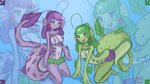 anthro duo female looking_at_another looking_at_viewer lure_(anatomy) male monster_girl_(genre) ferretlord87 anglerfish anglerfish_humanoid fish marine 16:9 4k absurd_res hi_res widescreen