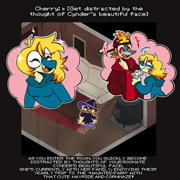 animated_webp anthro clothing duo eyewear fantasizing female glasses hat haunted_house headgear headwear holidays hoodie male smile text thinking_about_another thought_bubble topwear wearing_glasses witch_costume witch_hat corruptedcryptid halloween nintendo pokemon cynder_(corruptedcryptid) penny_(corruptedcryptid) cyndaquil generation_2_pokemon generation_4_pokemon lopunny pokemon_(species) 1:1 animated english_text hi_res trans_(lore) trans_woman_(lore)