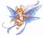 3_toes 4_fingers :3 ambiguous_gender anthro belt brown_eyes eyewear fairy_dust feet fingers fountain_pen glasses insect_wings lepidopteran_wings loose_feather quill scroll simple_background solo toes white_background wings drachenmagier fairy mammal mouse murid murine rodent 2016