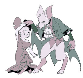 anthro bat_nose big_ears clothed clothing cravat dancing dress duo female fully_clothed fur hand_holding happy larger_male male male/female size_difference smaller_female smile suit white_body white_fur gptroh20040 mina_the_hollower yacht_club_games mina_(mina_the_hollower) thorne_(mina_the_hollower) bat mammal mouse murid murine rodent hi_res