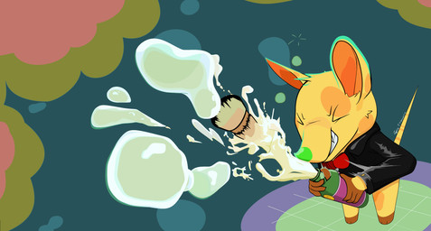 alcohol anthro beverage bow_tie clothing drunk male solo substance_intoxication suit wine wine_bottle jaylus_t_meowstic animal_crossing nintendo chadder_(animal_crossing) house_mouse mammal mouse murid murine rodent absurd_res hi_res