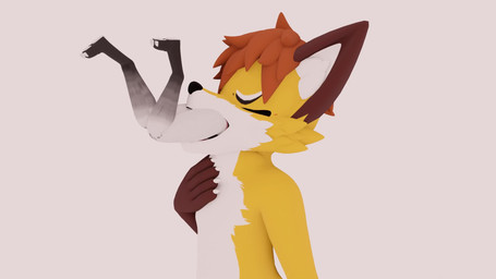 abdominal_bulge anthro duo fur male male/male male_pred multicolored_body multicolored_fur neck_bulge oral_vore size_difference vore kris-kawaii lunlunfox_(character) x_(kris-kawaii) canid canine fox lagomorph leporid mammal rabbit 16:9 3d_(artwork) 3d_animation animated digital_media_(artwork) hi_res high_framerate no_sound short_playtime video widescreen