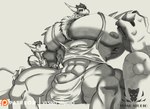 abs anthro areola balls biceps big_balls big_muscles big_pecs big_penis biped bodily_fluids bottomwear bulge clothed clothing detailed_bulge duo electronics femboy fur genitals gloves hair handwear huge_muscles huge_pecs huge_penis hyper hyper_genitalia hyper_muscles hyper_pecs hyper_penis lactating male male/male male_anthro milk muscular muscular_anthro muscular_male nipples open_mouth pecs penis penis_base phone seat sex shirt simple_background sitting size_difference smile speedo swimwear tail tank_top teeth topwear underwear vein veiny_penis worship vesnu_studio spikes_(strowh) vesnu_(character) bat domestic_cat felid feline felis mammal digital_media_(artwork) hi_res sketch