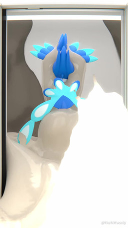 big_breasts big_butt blue_body bodily_fluids breasts bunny_costume butt clothing costume cum cum_flooding dancing elevator excessive_cum excessive_genital_fluids exotic_dancer female genital_fluids hyper hyper_cum jiggling latex looking_at_viewer looking_back presenting presenting_hindquarters smile solo twerking tntwonip drharkness_(modeler) nintendo pokemon avian generation_9_pokemon pokemon_(species) quaquaval 3d_(artwork) 3d_animation 9:16 animated blender_(artwork) digital_media_(artwork) hi_res short_playtime sound webm