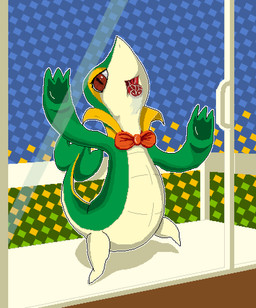 3_fingers abstract_background against_surface ambiguous_gender biped bodily_fluids bow_tie brown_eyes feral fingers glass green_body green_tail on_glass open_mouth pattern_background saliva simple_background solo standing tail thick_tail tongue wide_crotch mothorhead silvas nintendo pokemon generation_5_pokemon pokemon_(species) scalie snivy 2020 digital_media_(artwork) pixel_(artwork)