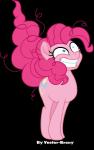 blue_eyes female hair insane messy_hair smile solo vector-brony friendship_is_magic hasbro my_little_pony my_little_pony:_the_movie_(2017) pinkie_pie_(mlp) equid equine horse mammal pony 2017 absurd_res alpha_channel hi_res