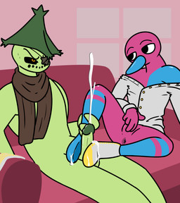 ambiguous_gender ankle_socks anthro anus balls black_sclera blue_body bodily_fluids bottomless clothed clothing cum cum_on_clothing cum_on_feet cum_on_footwear cum_on_socks duo ejaculation eye_patch eyewear feet foot_fetish foot_play footjob footwear furniture genital_fluids genitals green_body inside male male/ambiguous multicolored_body null penile penis pink_body rubbing_bulge scarf sex shirt sockjob socks sofa sweat topwear yellow_eyes aaron_amethyst nintendo pokemon braxton_(aaron_amethyst) divideby_(aaron_amethyst) cacturne generation_2_pokemon generation_3_pokemon pokemon_(species) porygon2 absurd_res hi_res