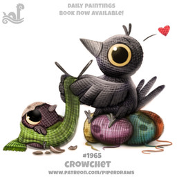 ambiguous_gender duo egg heart_symbol humor knitting plushie pun scarf simple_background visual_pun white_background yarn yellow_eyes piper_thibodeau animate_inanimate avian bird corvid corvus_(genus) crow living_plushie oscine passerine absurd_res digital_media_(artwork) digital_painting_(artwork) hi_res painting_(artwork)