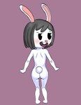 anthro ass_up female nude solo riverxa elinor_wonders_why pbs elinor_rabbit lagomorph leporid mammal rabbit hi_res