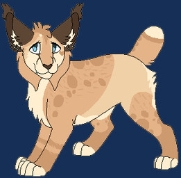 ambiguous_gender blue_eyes brown_body brown_fur brown_inner_ear brown_nose cheek_tuft digitigrade ear_tuft facial_tuft feral fur head_tuft inner_ear_fluff looking_at_viewer paws short_tail simple_background solo standing tail toony transparent_background tuft white_body white_fur white_inner_ear_fluff sebdoggo felid feline iberian_lynx lynx mammal 2017 aliasing alpha_channel digital_drawing_(artwork) digital_media_(artwork) flat_colors full-length_portrait low_res microsoft_paint_(artwork) portrait
