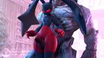 angry anthro big_hands big_penis biped black_clothing body_wraps claws clothing detailed_background erection exoskeleton female finger_claws genitals huge_ears huge_hips humanoid_genitalia humanoid_on_anthro humanoid_penis larger_humanoid larger_male male male/female muscular muscular_male partially_obscured_face penis pupils pussy red_body red_eyes red_sclera sex size_difference slit_pupils small_waist smaller_anthro smaller_female stitch_(sewing) thick_thighs thigh_sex vaginal_prodding wasp_waist wide_hips sharpybutts beltz_(jumpbreak96) demon demon_humanoid humanoid lagomorph leporid mammal rabbit 16:9 3d_(artwork) 3d_animation animated digital_media_(artwork) hi_res loop short_playtime sound webm widescreen