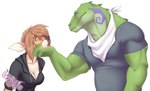 2015 alligator alligatorid anthro anthro_on_anthro breasts brooke_(luvbites) cleavage clothed clothing crocodilian deer dominant dominant_male duo eye_contact facial_piercing female hi_res hypnosis larger_male looking_at_another luvbites male male/female male_dominating_female mammal mind_control muscular muscular_male nose_piercing nose_ring piercing predator/prey reptile ring_piercing ringed_eyes scalie septum_piercing septum_ring short_story simple_background size_difference smaller_female stoopix story story_in_description submissive submissive_female vincent_(luvbites) white_background