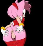 anthro anus bottomwear bottomwear_down breasts butt clitoris clothed clothing female flower genitals nipple_outline nipples pants pants_down partially_clothed plant presenting presenting_anus presenting_pussy pussy simple_background solo spread_anus spreading text undressing drake-rex jigglyknight sega sonic_the_hedgehog_(series) amy_rose eulipotyphlan hedgehog mammal alpha_channel english_text hi_res