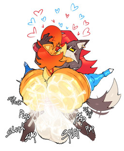 anal anal_penetration anthro anthro_on_anthro anthro_penetrated anthro_penetrating anthro_penetrating_anthro balls big_balls big_butt big_penis blue_clothing blue_latex blue_legwear blue_thigh_boots blue_thigh_highs bodily_fluids boots brown_body brown_fur bubble_butt butt clothing cum cum_in_ass cum_inside duo ear_piercing ear_ring excessive_cum excessive_genital_fluids female female_penetrated fluffy fluffy_tail footwear fur genital_fluids genitals grey_body grey_fur hair heart_symbol huge_balls huge_butt huge_penis latex latex_boots latex_clothing latex_footwear latex_legwear latex_thigh_boots latex_thigh_highs legwear long_hair male male/female male_penetrating male_penetrating_female multicolored_body multicolored_fur nude_anthro nude_male orange_hair penetration penile penile_penetration penis penis_in_ass piercing red_hair ring_piercing sex shoes standing standing_sex tail tan_body tan_fur thigh_boots thigh_boots_only thigh_highs two_tone_body two_tone_fur white_body white_fur yellow_sclera kaizocns sega sonic_the_hedgehog_(series) kaizo_(character) sally_acorn canid canine chipmunk fox ground_squirrel mammal rodent sciurid 2026 hi_res