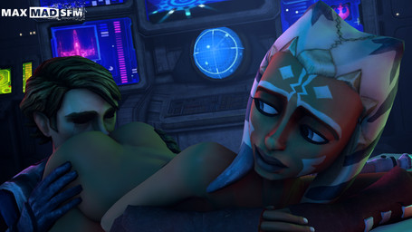 butt duo female lekku_(anatomy) lips male male/female nude on_model maxmad3d star_wars star_wars:_the_clone_wars ahsoka_tano anakin_skywalker alien human humanoid mammal togruta 16:9 3d_(artwork) digital_media_(artwork) hi_res widescreen