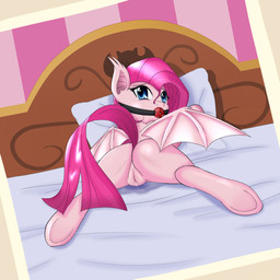 2014 ass-stalker ball_gag bat_ears bat_pony bat_wings bed blue_eyes butt drooling equine female feral friendship_is_magic gag hair hooves horse inside looking_back lying mammal my_little_pony photo pillow pink_hair pinkamena_(mlp) pinkie_pie_(mlp) plump_labia pony pussy raised_tail saliva sheets solo wet wings
Rating: Explicit
Score: 18
User: randy_ywh
Date: January 20, 2014