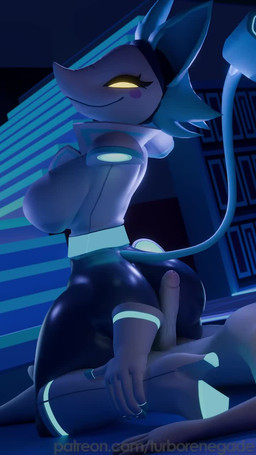 accessory anthro arched_back arm_support audible_laugh backward_arm_support big_breasts big_butt big_penis blue_body blue_clothing blue_hair blue_mouth blue_tail blue_tongue blush bodily_fluids bookshelf boots breasts butt chuckling clothed clothing collared_shirt cord_tail cum cumshot curvy_figure duo ejaculation erection eyelashes eyes_closed female female_on_top floating_hands floor footwear furniture genital_fluids genitals gesture giggle giggling gloves glowing glowing_clothing glowing_eyes glowing_mouth grinding grinding_on_penis hair hair_accessory hairband hand_gesture hands_on_legs handwear happy high_heels hot_dogging inside kneeling laugh looking_at_another looking_at_partner looking_back low_framerate lying machine male male/female male_on_bottom mansion moan narrowed_eyes on_back on_bottom on_ground on_top open_mouth partially_clothed penis penis_on_butt sex shirt shoes shoulder_pads side_view small_waist smile sound_effects spread_legs spreading stairs tail thick_thighs three-quarter_view thumbs_up tile tile_floor tongue topwear vein veiny_penis white_body white_clothing white_face wide_hips yellow_eyes turborenegade cryptiacurves_(modeler) opennsfwsp_(va) sia_mofu_(va) sykonejo_(modeler) thebredfactory_(va) blender_cycles deltarune undertale_(series) relsei_(ralsei746) tasque_manager bovid caprine darkner goat mammal robot 3d_(artwork) 3d_animation 9:16 alternate_version_at_paywall alternate_version_at_source animated better_version_at_paywall cool_colors digital_media_(artwork) hi_res long_playtime sound voice_acted watermark webm