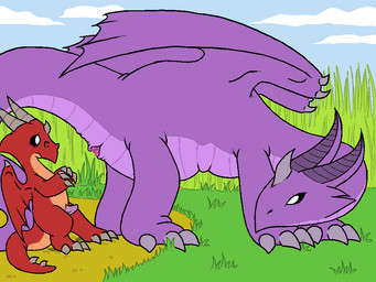 animal_genitalia anthro dominant duo female feral forced genital_slit genitals grass horn larger_dom larger_female leaning leaning_backward long_tail looking_back male male/female membrane_(anatomy) membranous_wings outside penis penis_tip plant presenting presenting_vulva pushing raised_tail scared size_difference smaller_male tail tapering_penis vulva wings mizzyam european_mythology mythology dragon mythological_creature mythological_scalie scalie western_dragon 4:3 aliasing digital_media_(artwork) flat_colors