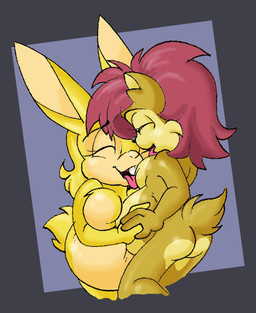 anthro belly big_belly both_pregnant brown_body brown_fur butt duo female fur huge_belly multiple_pregnancies pregnant pregnant_anthro pregnant_female yellow_body yellow_fur krystalvix archie_comics sega sonic_the_hedgehog_(archie) sonic_the_hedgehog_(comics) sonic_the_hedgehog_(series) bunnie_rabbot sally_acorn lagomorph leporid mammal rabbit rodent sciurid 2007
