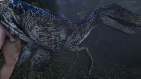 animal_genitalia bestiality biped bipedal_feral blue_highlights claws cloaca cloacal cloacal_penetration duo faceless_character faceless_human faceless_male female female_feral female_on_human female_penetrated feral feral_penetrated forest from_behind_position genitals grey_body highlights_(coloring) human_on_feral human_penetrating human_penetrating_female human_penetrating_feral interspecies male male/female male_human male_on_feral male_penetrating male_penetrating_female male_penetrating_feral penetration penile penile_penetration penis_in_cloaca plant rock sex tail teeth tree ireallyliketanks ark_survival_(series) jurassic_park jurassic_world universal_studios blue_(jurassic_world) dinosaur dromaeosaurid human mammal prehistoric_species reptile saurischian scalie theropod velociraptor 16:9 2024 3d_(artwork) 3d_animation animated blender_(artwork) digital_media_(artwork) hi_res high_framerate no_sound shaded short_playtime webm widescreen