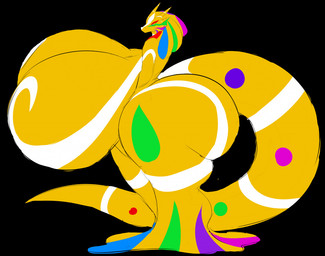 anthro big_breasts big_butt biped breasts butt curling_tail curvy_figure dripping facial_horn female goo_body green_eyes head_horn horn huge_breasts huge_butt hyper hyper_breasts hyper_butt markings multicolored_body nose_horn nude paint paint_drip pose red_eyes ring_(marking) ringed_tail side_view slime solo standing striped_markings striped_tail stripes tail tail_markings thick_calves thick_tail thick_thighs wide_hips yellow_body yellow_sclera qzarloid mythology the_pagemaster delancey_(quellaburd) dragon goo_creature goo_dragon mythological_creature mythological_scalie paint_dragon scalie 2021 colored colorful_theme digital_drawing_(artwork) digital_media_(artwork) flat_colors pinup
