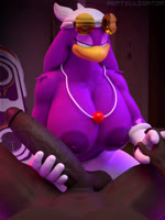 3:4 3d_(artwork) 3d_animation animated anthro areola arm_tuft avian babylonian_(sonic) balls big_areola big_breasts big_penis blender_(artwork) blender_cycles breasts clothing dark_body dark_skin digital_media_(artwork) duo eyewear female female_anthro female_on_human first_person_view genitals glasses gloves hand_holding handjob handwear hi_res hoverboard huge_breasts huge_penis human human_on_anthro humanoid_genitalia humanoid_penis interspecies jewelry looking_at_viewer loop male male/female male_human male_on_anthro mammal necklace nipples no_sound nude penile penis purple_body reptilligator sega sex short_playtime shoulder_tuft sk8_bird_(reptilligator) smile sonic_riders sonic_the_hedgehog_(series) thick_thighs tuft vein veiny_penis vignette wave_the_swallow webm