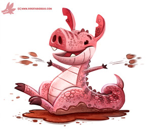 ambiguous_gender beady_eyes black_eyes feral humor mud open_mouth pink_body pink_scales pun scales simple_background solo teeth visual_pun white_background piper_thibodeau dinosaur domestic_pig hybrid mammal prehistoric_species reptile scalie suid suine sus_(pig) theropod digital_media_(artwork) digital_painting_(artwork) painting_(artwork)