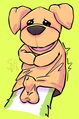 ambiguous_gender ambiguous_penetrating ambiguous_penetration animal_genitalia anthro balls black_eyes black_outline brown_nose button_ears disembodied_hand duo fabric fake_penis featureless_hands fisting floppy_ears front_view fully_sheathed fur genitals green_background green_body green_fur hand_puppet hands_together hands_touching hunched_over logo looking_pleasured male male/ambiguous male_penetrated motion_lines movement moving nervous open_mouth out_of_frame outline penetration penis pink_mouth plushie plushie-like plushophilia puppet puppeteer saggy_balls seam_(sewing) sheath simple_background size_difference small_sheath solo_focus white_body white_fur yellow_body srirachamander spicykiwifruit kiwano_maxwell lucky_hand_puppet animate_inanimate canid canine canis domestic_dog mammal 2023 absurd_res artist_logo digital_drawing_(artwork) digital_media_(artwork) hi_res shaded signature