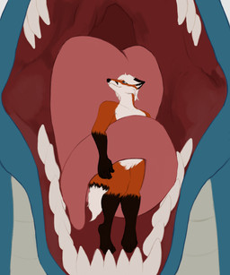 anthro black_body black_fur blue_body blue_eyes blue_scales duo female feral fur hair imminent_vore love male male/female mouth_shot open_mouth orange_body orange_fur safe_vore scales soft_vore teeth tongue tongue_out tongue_wrap tongue_wrapped vore white_body white_fur white_hair willing_pred willing_prey tuoyryo mythology canid canine dragon fox mammal mythological_creature mythological_scalie red_fox scalie true_fox absurd_res hi_res