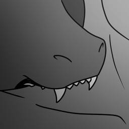 ambiguous/ambiguous ambiguous_gender anthro bite collarbone duo fangs female neck_bite teeth firesalts mythology dragon mythological_creature mythological_scalie scalie vampire 1:1 animated monochrome