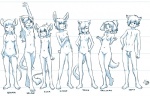 anthro breast_size_difference breasts circumcised female flaccid flat_chested fur genitals group hair humanoid_genitalia humanoid_penis lineup male navel nipples nude penis pussy tail young young_anthro aogami chimangetsu conny_(chimangetsu) niamh_(chimangetsu) selkie_(chimangetsu) tallulah_(chimangetsu) yamaneko_sougi yaris_(chimangetsu) yuka_(chimangetsu) canid canine canis dipodid domestic_cat domestic_dog felid feline felis jerboa lagomorph leporid lynx mammal mouse murid murine rabbit rodent 2013 hi_res monochrome