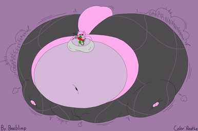 air_inflation air_pump anthro aroused belly belly_expansion big_belly big_breasts big_butt big_vulva black_bottomwear black_clothing black_eyebrows black_pants black_sclera black_yoga_pants blush body_inflation bottomwear bra breasts buckteeth butt butt_expansion camel_toe clothing creaking expansion eyebrows eyelashes female floating genital_expansion genitals grey_body grey_bra grey_clothing grey_inner_ear grey_sports_bra grey_underwear hair hose hose_in_mouth hose_inflation huge_belly huge_breasts huge_butt hyper hyper_belly hyper_breasts hyper_butt hyper_genitalia hyper_inflation hyper_vulva inflation motion_lines multicolored_body navel nipple_outline onomatopoeia pants pink_background pink_body pink_ears pink_hair pink_tail puffed_cheeks simple_background solo sound_effects sports_bra swelling tail teeth text tight_clothing two_tone_body underwear vulva vulva_expansion white_eyes yoga_pants beeblimp reathe third-party_edit susie_(reathe) mammal rodent sciurid tree_squirrel 2025 absurd_res artist_name color_edit colored digital_media_(artwork) flat_colors hi_res
