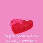 box candy chibi chocolate container dessert food hand_holding heart_symbol holidays kissing male male/male logtut valentine's_day felid feline mammal procyonid raccoon 1:1 animated short_playtime