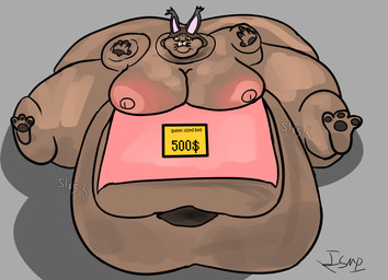 anthro bed bedding blanket blobby breasts double_chin ear_tuft female for_sale furniture immobile morbidly_obese morbidly_obese_female obese obese_female overweight overweight_female pawpads paws sloshing solo sound_effects tuft ishitmypants frost_(ishitmypants) caracal caracal_(genus) felid feline mammal