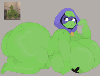 areola big_breasts big_butt breasts butt eyelashes female freckled_butt freckled_shoulders freckles huge_breasts huge_butt long_eyelashes plant siphon_(anatomy) solo squish thick_thighs emobunny electronic_arts plants_vs._zombies plants_vs._zombies_heroes popcap_games green_shadow elemental_creature elemental_humanoid flora_fauna humanoid peashooter_(pvz) 2026 absurd_res hi_res