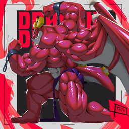 abs anthro biceps big_muscles bottomwear chain clothed clothing flexing flexing_bicep glistening glistening_body horn huge_muscles loincloth loincloth_only looking_at_viewer male membrane_(anatomy) membranous_wings muscular muscular_anthro muscular_arms muscular_male muscular_thighs muscular_wings pose quads red_body smile solo spikes spikes_(anatomy) tail topless white_body wings yellow_horn toroasterion clash_of_clans mythology supercell_(company) dragon_duke dragon mythological_creature mythological_scalie scalie 1:1 hi_res
