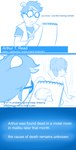 anthro breasts creative_censorship dialogue drawing duo female male nude text lonbluewolf arthur_(series) arthur_read mrs._higgenbottom_(arthur) aardvark eulipotyphlan hedgehog mammal 2022 blue_and_white censored english_text hi_res monochrome