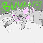 anthro belly burp_cloud burping digestion fatal_vore male micro_male rumbling_stomach size_difference smaller_pred solo vore starry_stoat biskit_(starrystoat) mammal murid murine rodent wood_mouse 1:1 hi_res