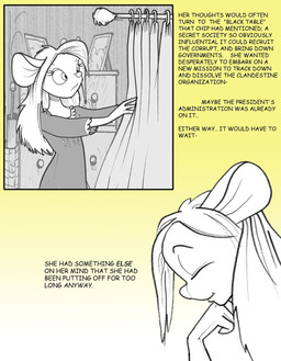 anthro chest_of_drawers clothing cotton_swab ears_back female hair imagining long_hair nightgown photo pivoted_ears thinking wistful chris_fischer chip_'n_dale_rescue_rangers disney gadget_hackwrench mammal mouse murid murine rodent hi_res