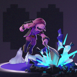 action_pose alternative_fashion angry anthro armband armlet attack axe belt biped black_clothing boots bottomwear bracelet clothed clothing destruction dust fist footwear freckles front_view frown fully_clothed glowing hair hair_over_eyes holding_object holding_weapon humanoid_hands jacket jewelry jumping leather leather_clothing leather_jacket leather_topwear light male melee_weapon midair open_clothing open_frown open_jacket open_mouth open_topwear pants pink_body pink_skin plantigrade pose punk purple_background purple_clothing purple_hair raised_leg rubble shadow sharp_teeth shirt shoes simple_background snout solo spiked_armband spiked_bracelet spikes teeth topwear undershirt weapon yelling magnanum deltarune undertale_(series) susie_(deltarune) reptile scalie 1:1 2018 3d_(artwork) cool_colors digital_media_(artwork) full-length_portrait lighting portrait purple_theme