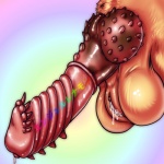 angel_renamon balls barbs cum disembodied_penis dripping glowing herm intersex japanese_text kanji knot male maleherm penis plain_background pornography_(artist) pussy rainbow ribbed spikes technicolor text translated unknown_species what_has_science_done where_is_your_god_now white_background
Rating: Explicit
Score: -11
User: pinki-husky1
Date: February 07, 2013