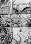 5_fingers 7_panel_comic ambiguous_gender fingers fist leaf partially_submerged roots solo water wet kimohouse hollow_knight team_cherry vessel_(species) 2024 absurd_res comic digital_media_(artwork) greyscale hi_res monochrome traditional_media_(artwork)