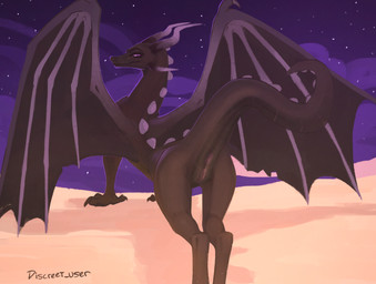 all_fours anus bedroom_eyes bent_over black_body butt claws female feral finger_claws genitals horn looking_at_viewer looking_back looking_back_at_viewer membrane_(anatomy) membranous_wings narrowed_eyes outside presenting presenting_anus presenting_hindquarters presenting_vulva purple_eyes quadruped seductive solo tail tail_anus tailbutt the_end_(minecraft) vulva wings discreet_user microsoft minecraft mojang mythology xbox_game_studios jean_(minecraft) dragon ender_dragon mythological_creature mythological_scalie scalie 2023 digital_media_(artwork) hi_res