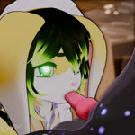 anthro balls big_balls black_stripes bodily_fluids cafe clothed clothing cum cum_in_mouth cum_inside cum_on_face cute_fangs drinking drinking_cum duo ejaculation erection eyes_closed fangs fellatio femboy freckled_legs freckled_thighs freckles fur genital_fluids genitals green_eyes grey_body grey_fur hair hand_on hand_on_head head_grab headgear headwear heart_catchlight inside kneeling looking_at_another maid_uniform male male/male male_penetrated male_penetrating male_penetrating_male multicolored_body multicolored_fur nude open_mouth oral oral_penetration orgasm penetration penile penis pink_penis public public_sex sex sitting striped_body striped_fur stripes teeth tongue topwear two_tone_body two_tone_fur under_table uniform waiter white_body white_fur yellow_body yellow_fur lemonbun blender_eevee lexxi_(lemonbun) lagomorph leporid mammal rabbit 1:1 2025 3d_(artwork) 3d_animation animated blender_(artwork) digital_media_(artwork) hi_res long_playtime sound watermark webm trans_(lore) trans_woman_(lore)