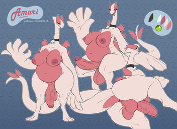 anthro anus areola balls belly big_balls big_belly big_breasts big_penis biped breasts butt erection feet fingers front_view genitals gesture gynomorph huge_balls huge_belly huge_penis humanoid_genitalia humanoid_penis intersex looking_at_viewer looking_pleasured navel nipples nude overweight overweight_gynomorph overweight_intersex penis rear_view smile solo tail teeth thick_thighs toes tongue tongue_out vein veiny_penis waving waving_at_viewer wide_hips goolee nintendo pokemon amari_(goolee) generation_2_pokemon legendary_pokemon lugia pokemon_(species) 2025 digital_drawing_(artwork) digital_media_(artwork) hi_res model_sheet